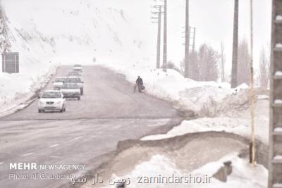 ترافیک سنگین در جاده های چالوس، هراز، فیروزکوه و محدوده بهشت زهرا