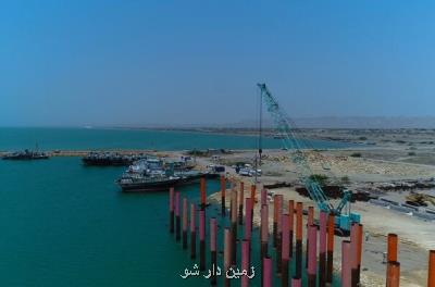 اسکله سیریک 90درصد پیشرفت فیزیکی دارد