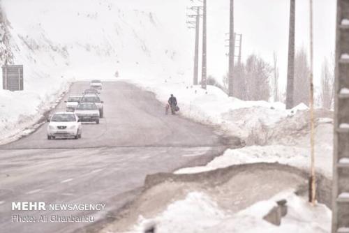 ترافیک سنگین در جاده های چالوس، هراز، فیروزکوه و محدوده بهشت زهرا