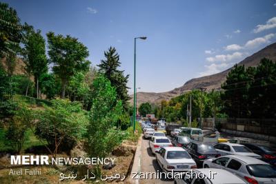 ترافیک بسیار سنگین در راه جنوب به شمال جاده چالوس