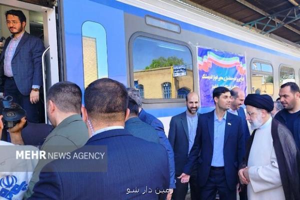 افتتاح ۷۰ کیلومتر از پروژه ریلی دوخطه محور اهواز - اندیمشک