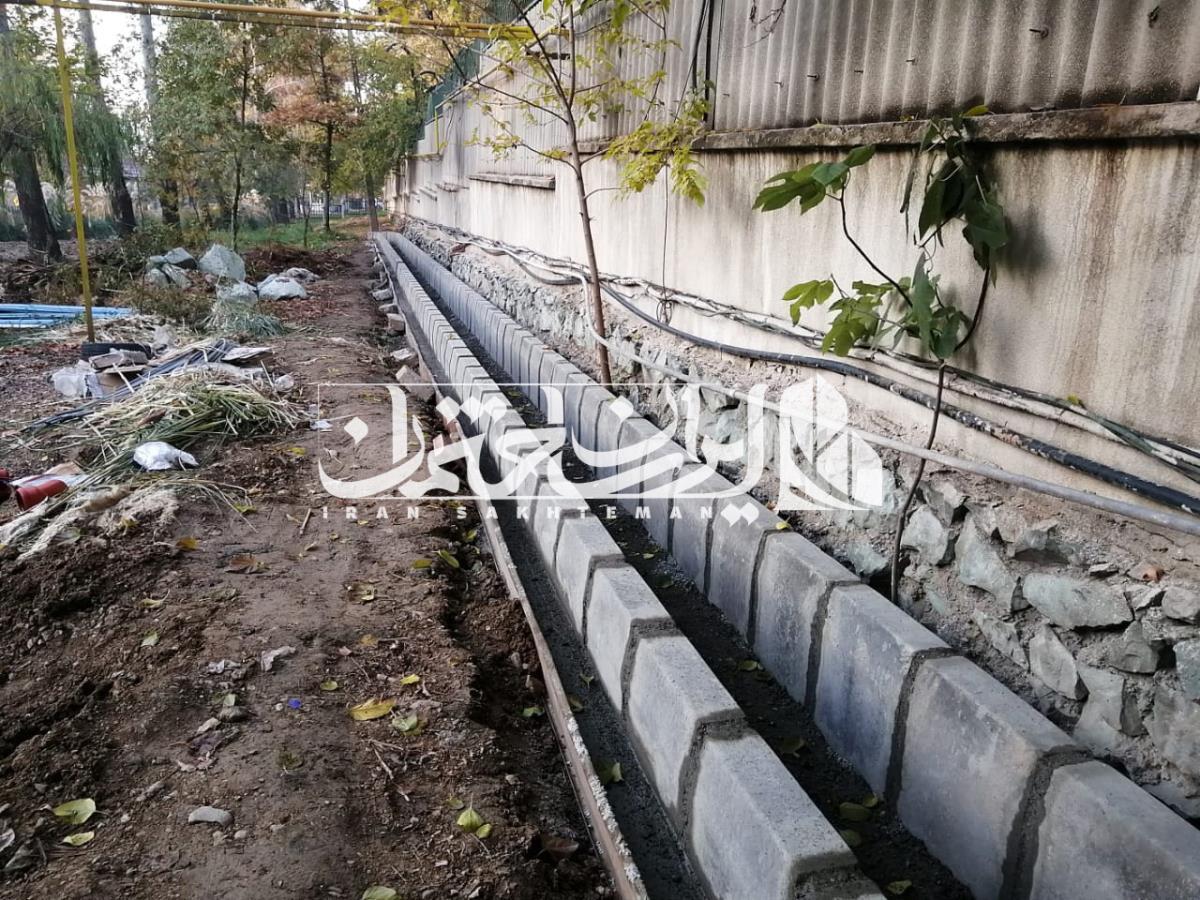 زیباسازی فضاهای شهری با جدول بتنی