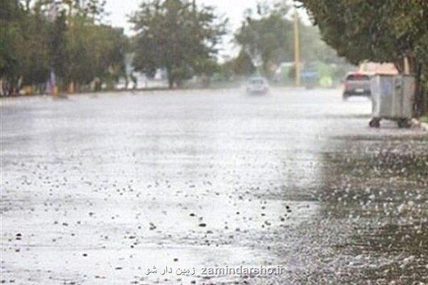 بارش های پراکنده در برخی مناطق کشور
