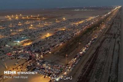 2400 وسیله نقلیه از مرز شلمچه به سمت عراق عبور كردند